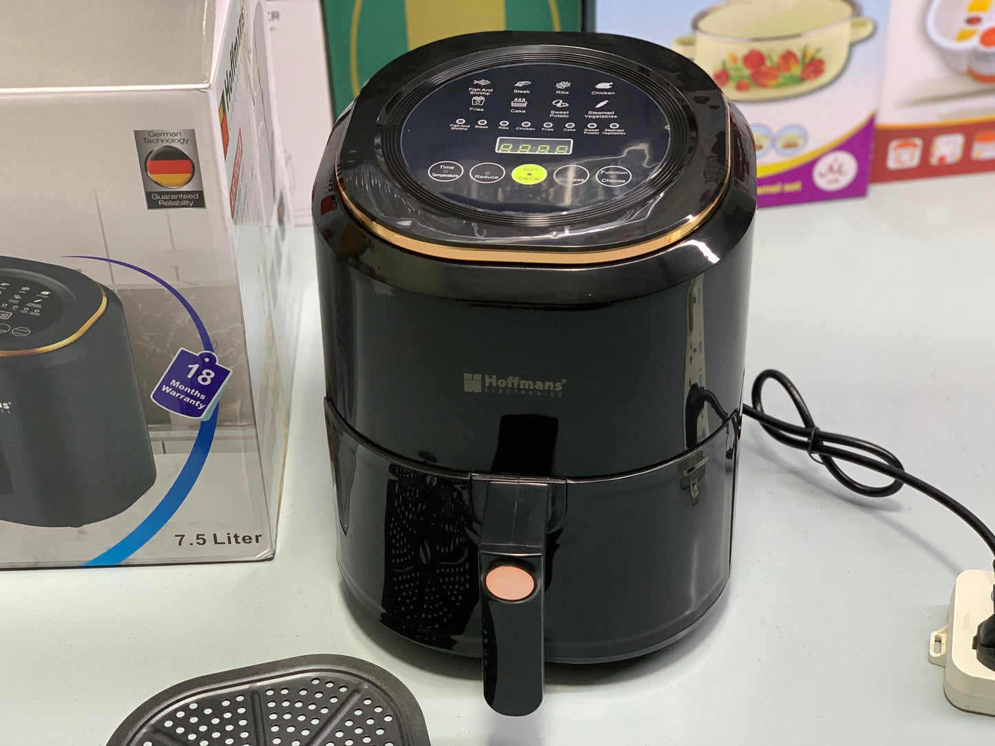 High Quality Oil Free Air Fryer Hoffmans Electronics 7.5L 2400w Germany Technology