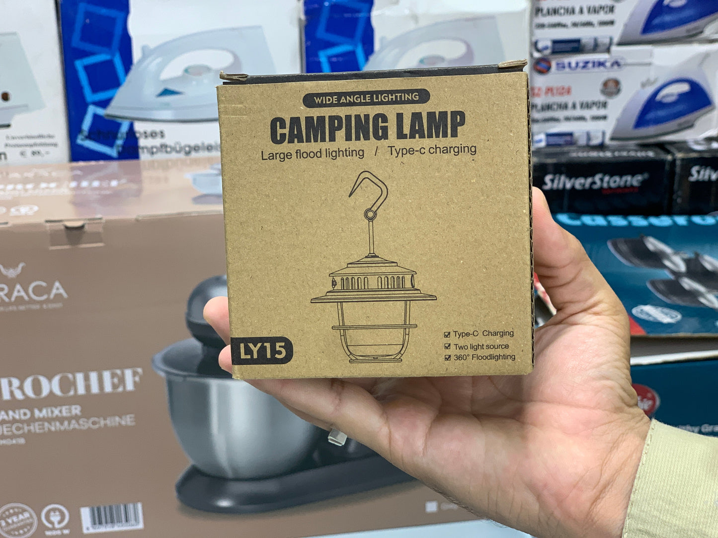 Camping Light with Hooker for Hanging