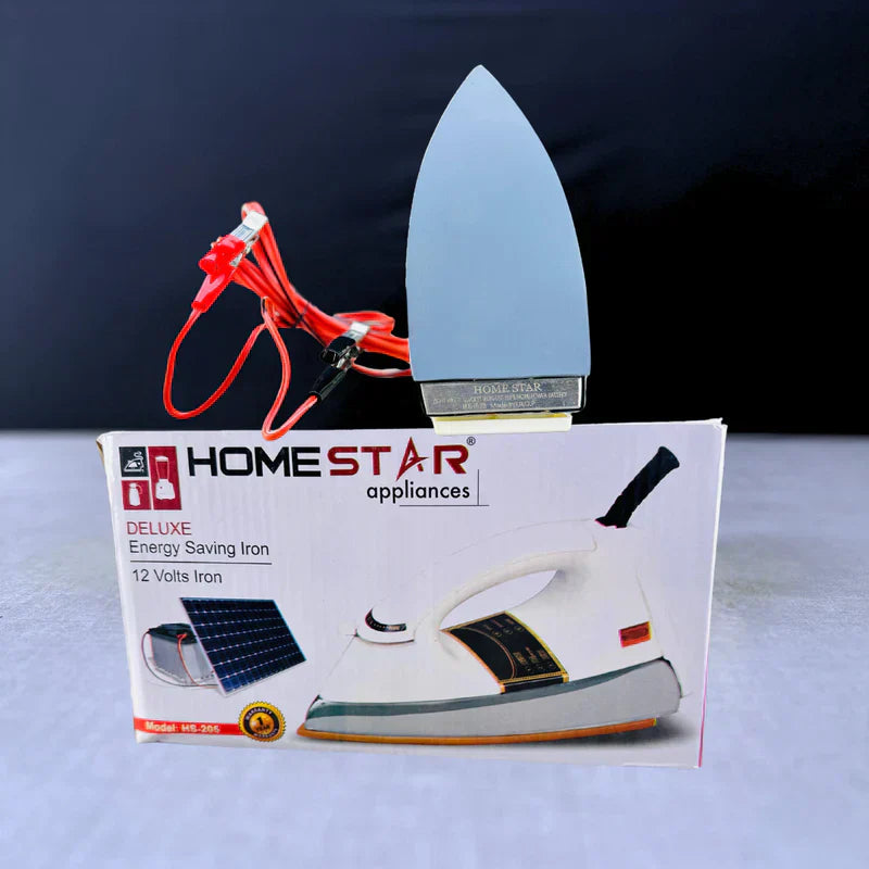 Gawadar Import™ Home Star Deluxe Energy-Saving Solar Iron