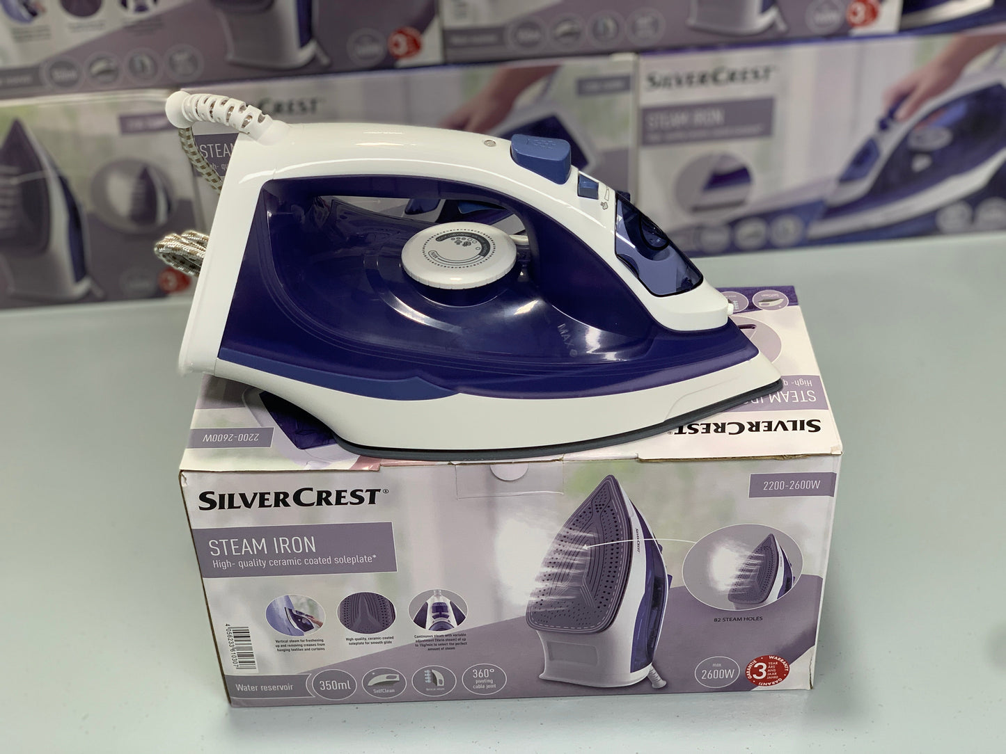 Silver Crest Steam Iron Imported Quality Pure NON STICK