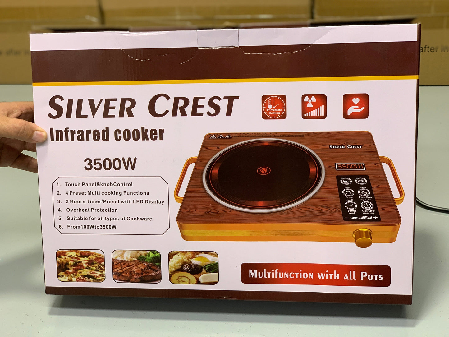 Silver Crest Infrared Cooker 3500w