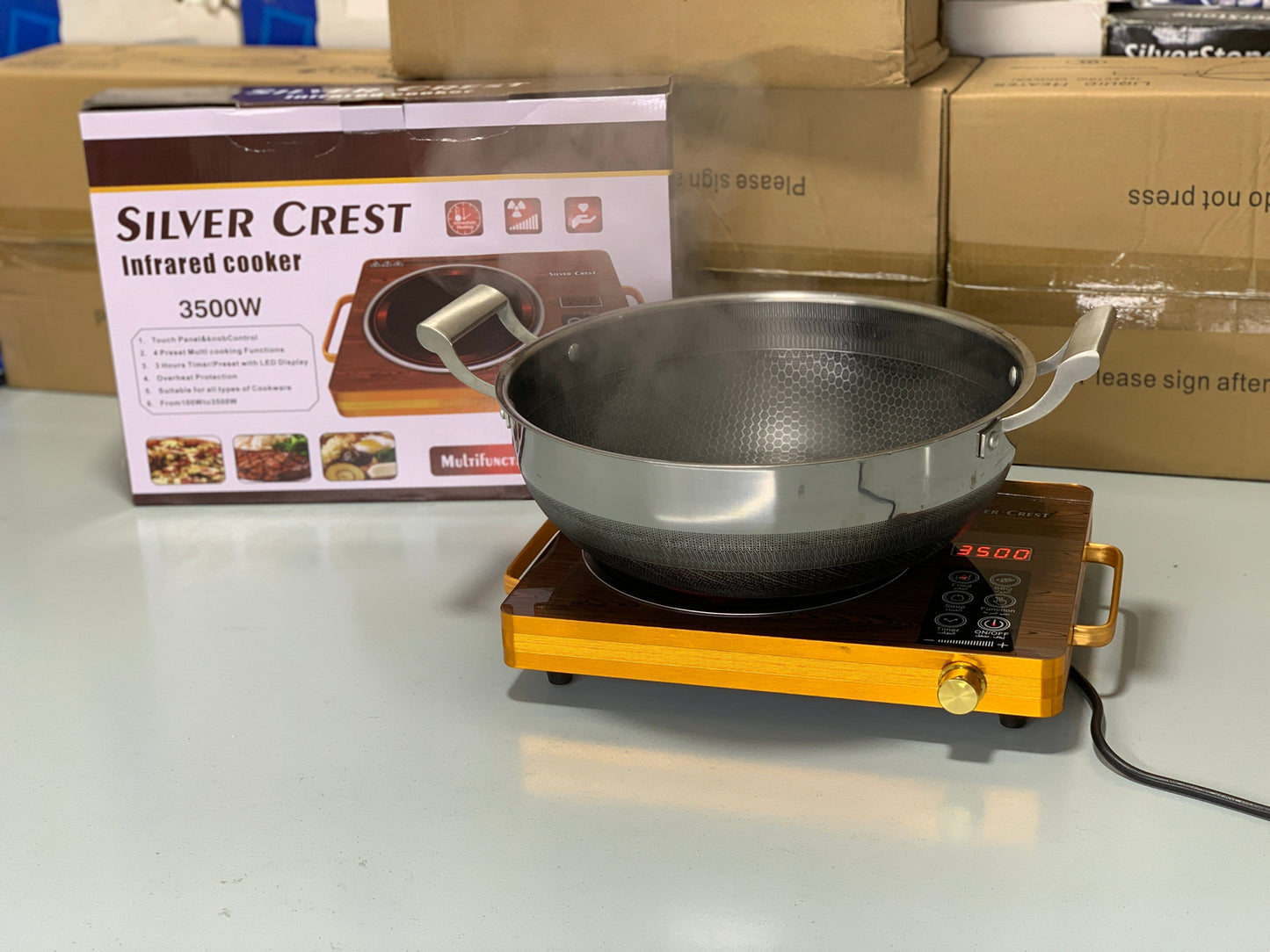 Silver Crest Infrared Cooker 3500w