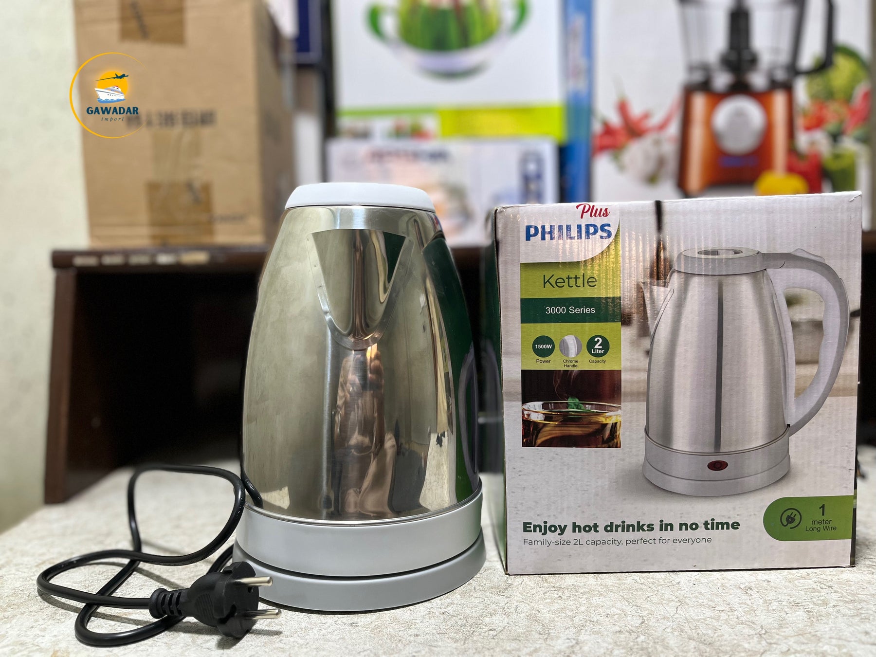 Gawadar Import's Philips Plus Electric Kettle