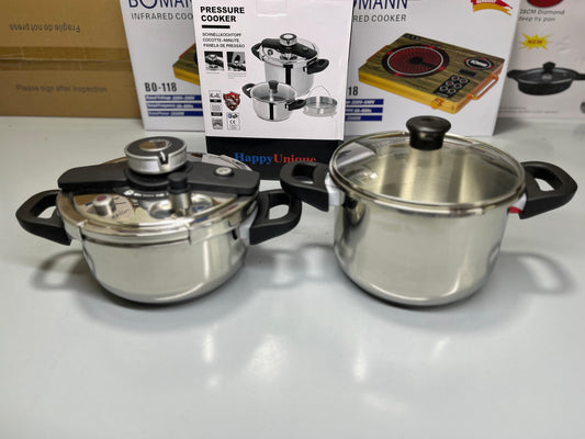 3 in 1 Automatic Safety Pressure Cooker Unique Brand