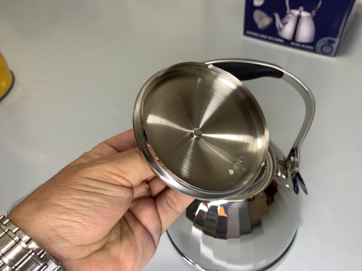 Vicalina German Technology Golden and Silver 2L Stylish Tea Kettles