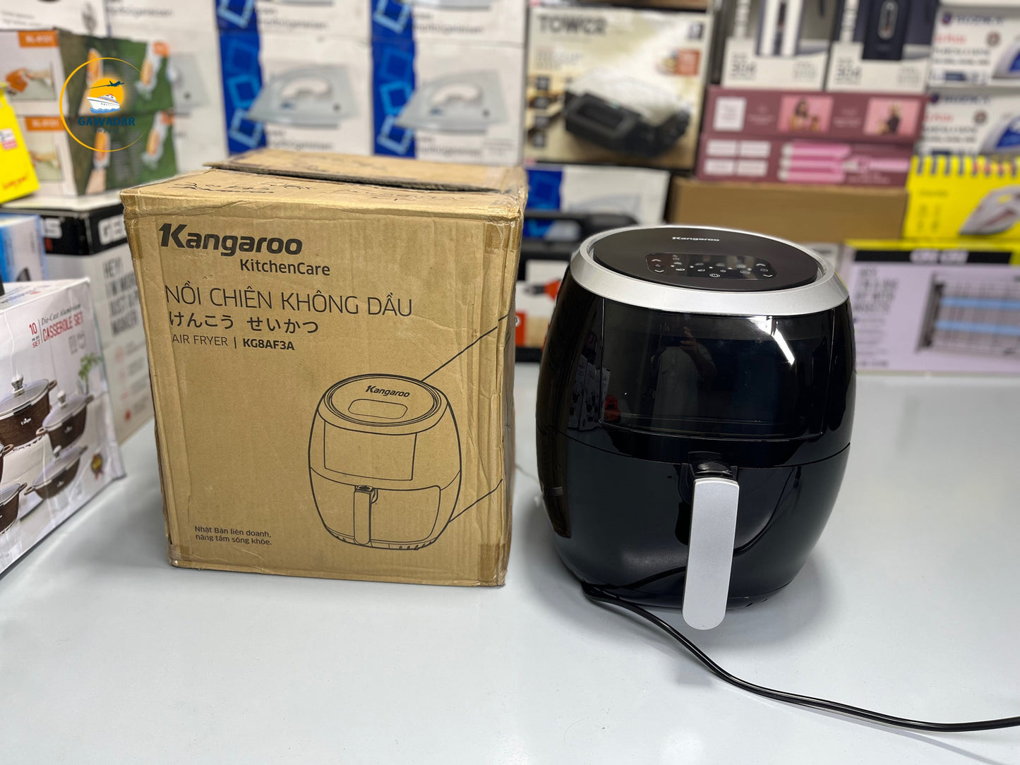 Imported Air Fryer of Kangaroo Brand- 1800 watt Power, 8 liters Capacity