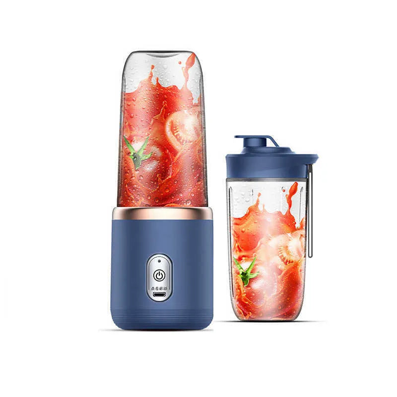 Gawadar Import™ Mini Juice Blender with a Stylish Portable Bottle  Six 6 Stainless Sharp Blades