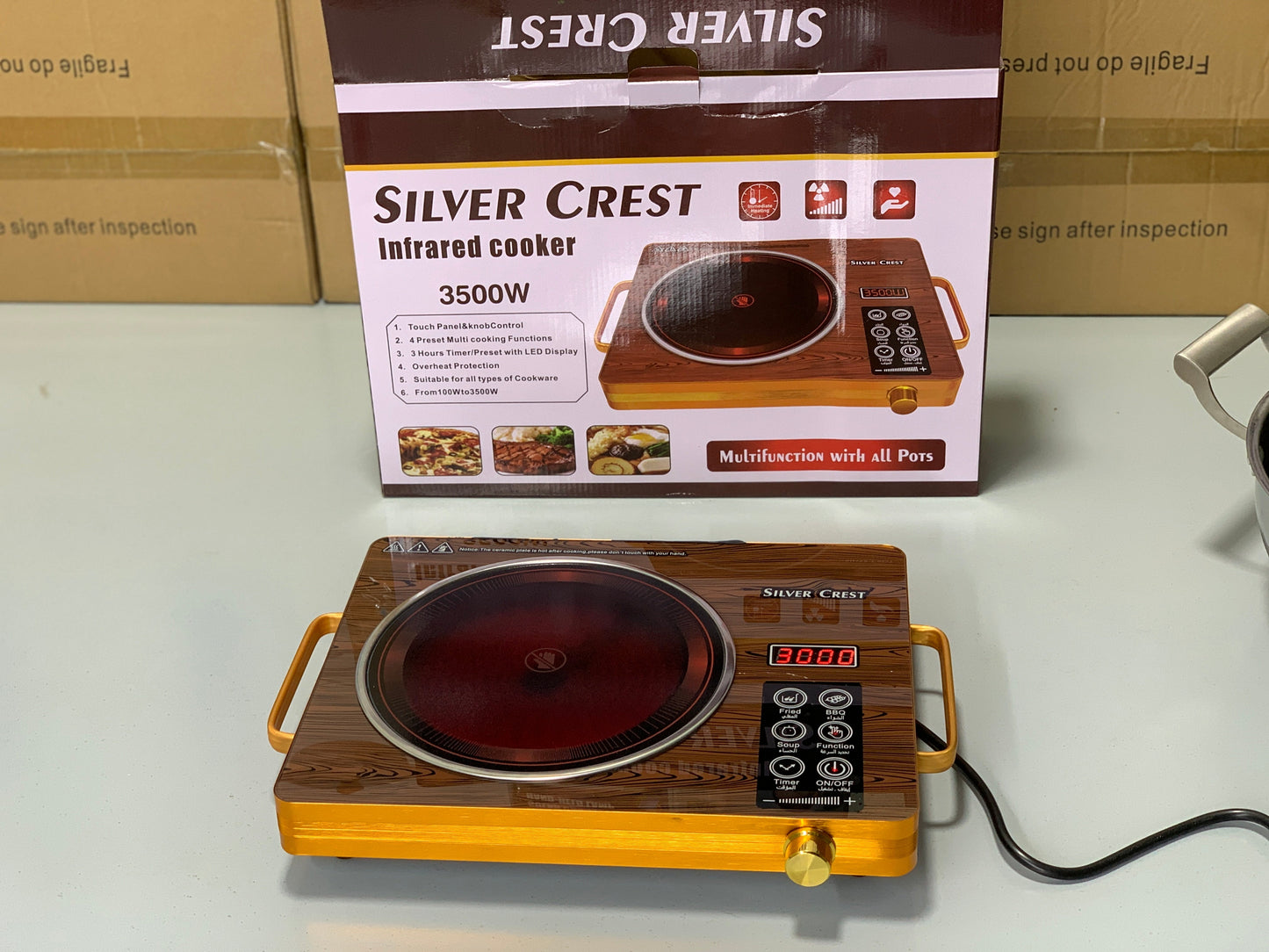 Silver Crest Infrared Cooker 3500w