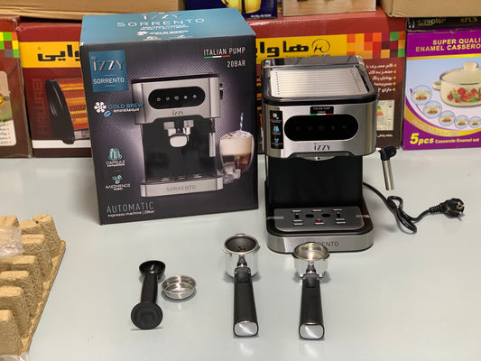 Italian IZZY Sorrento Coffee Machine 20 Bar | 1.5L | 1500w