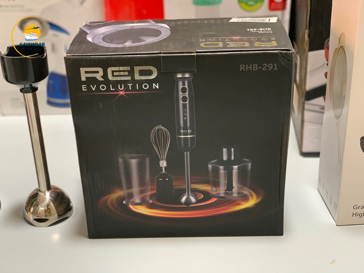 3 in 1 Blender: Red Evolution, Russian Lot