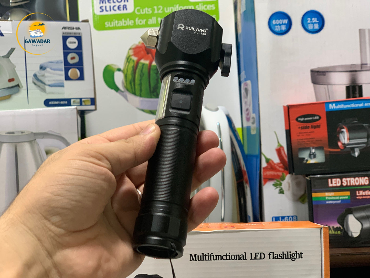 Gawadar Import's Rawilang RL-233 LED Bright Light Torch 1KM Range