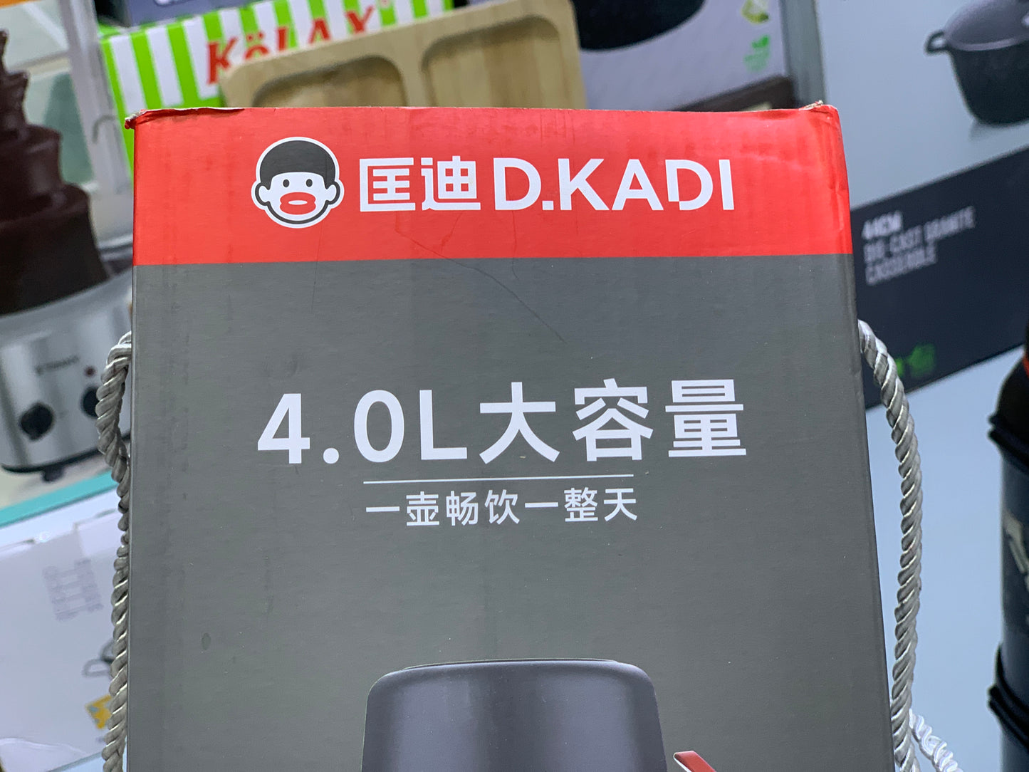 D Kadi Travel Pot Water Bottle 4000ml Stainless Steel SUS 304 Hot and Cool 24 hours
