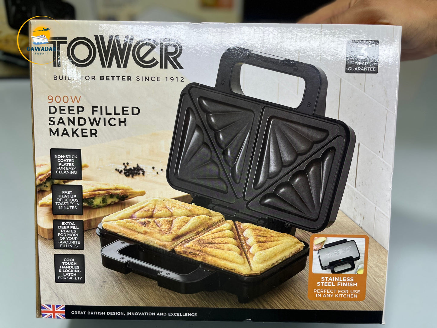 Sandwich Maker Of Tower Brand