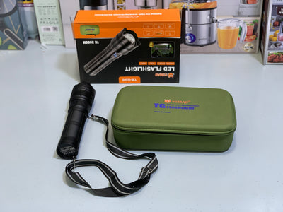 LED Flashlight | Portable Torch Long Range Model: YM-G500