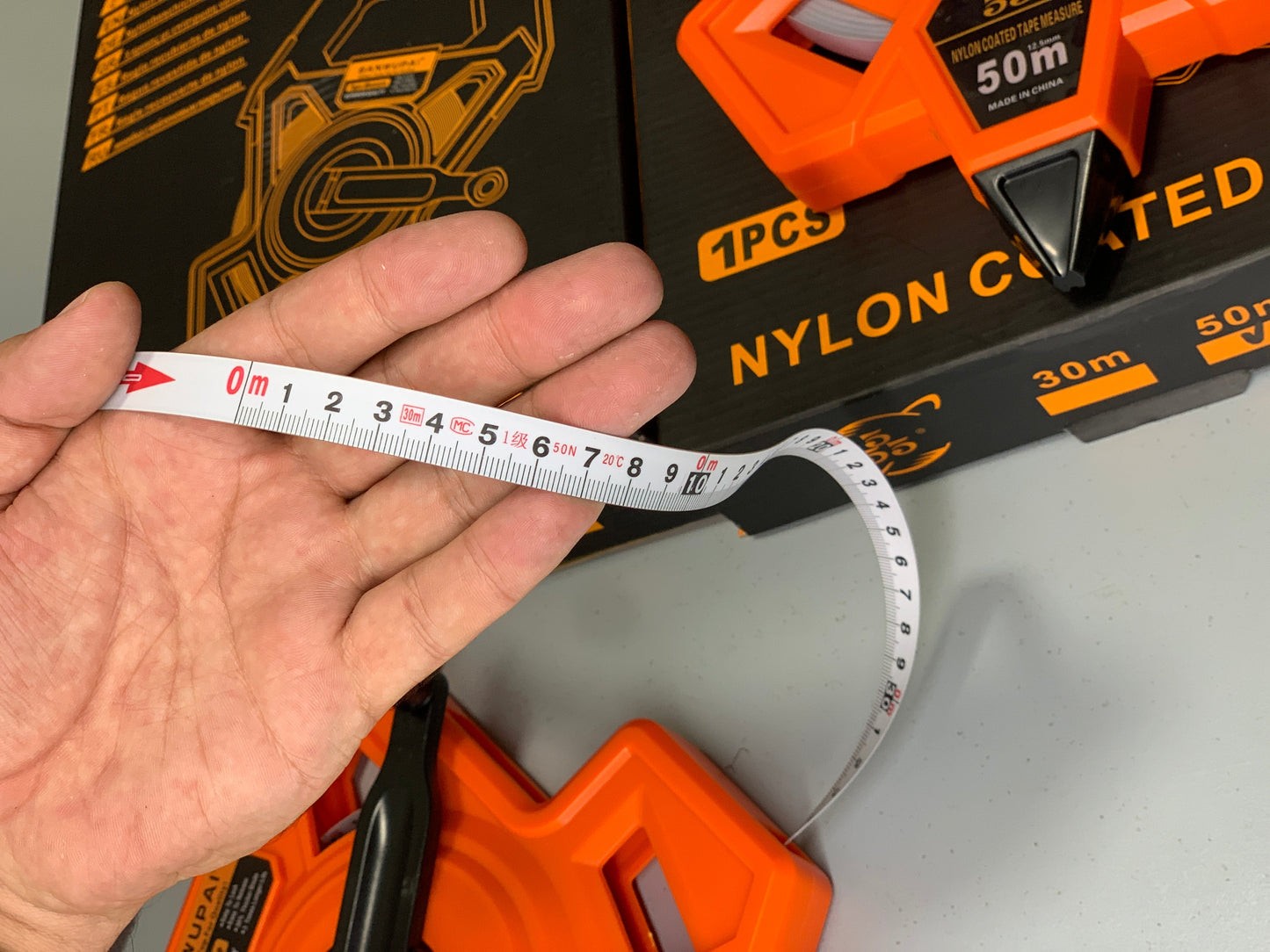 High Quality Measuring Length Nylon Coated Tapes 30m, 50m and 100m