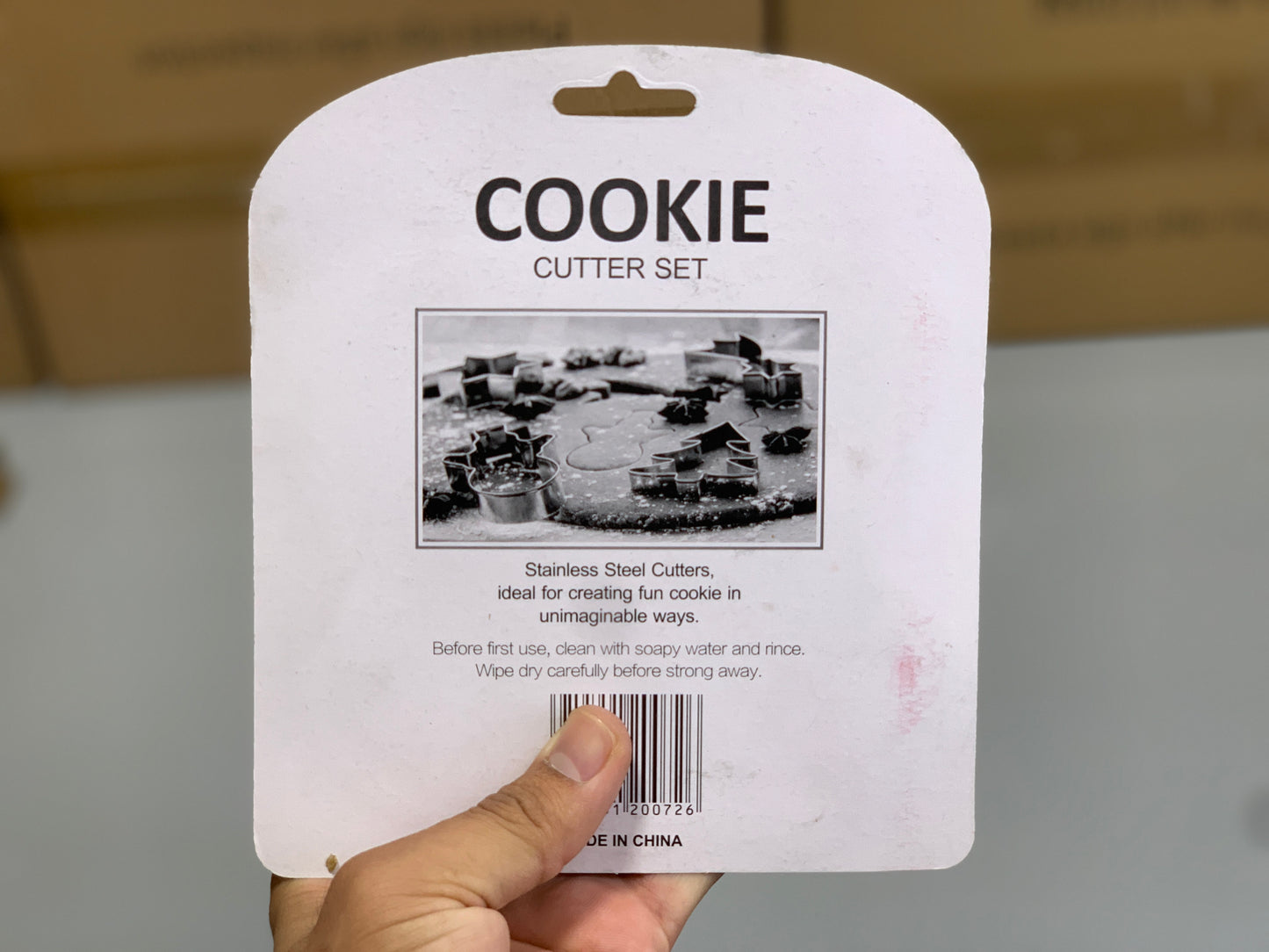 Cookie cutter set