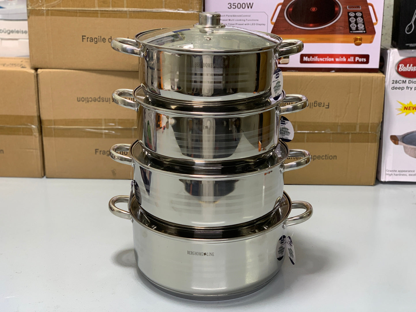 8PCS Cookware Set | 8 Pieces Stainless Steel Cookware Set