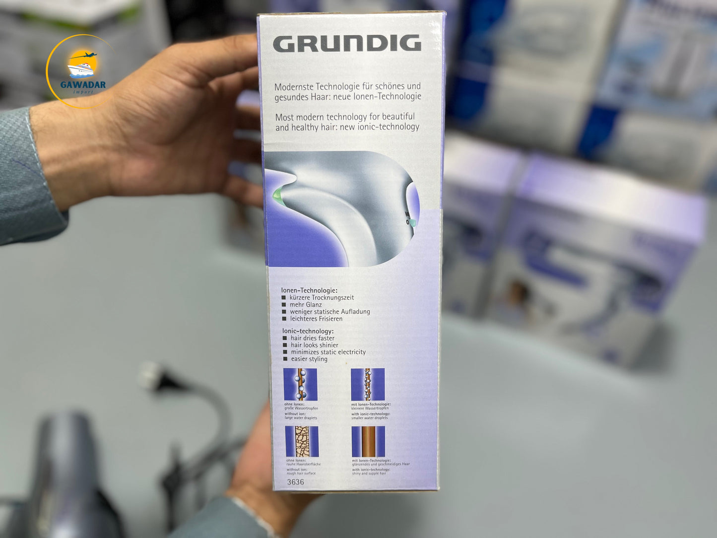 Imported Grunding Hair Dryer