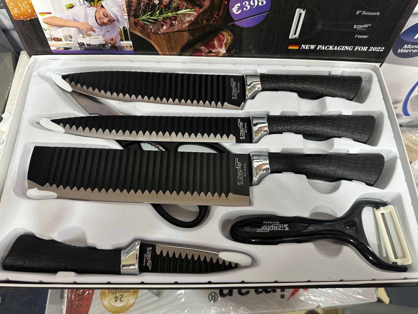 Zepter Brand Imported Quality Knife Set For Daily Kitchen Use