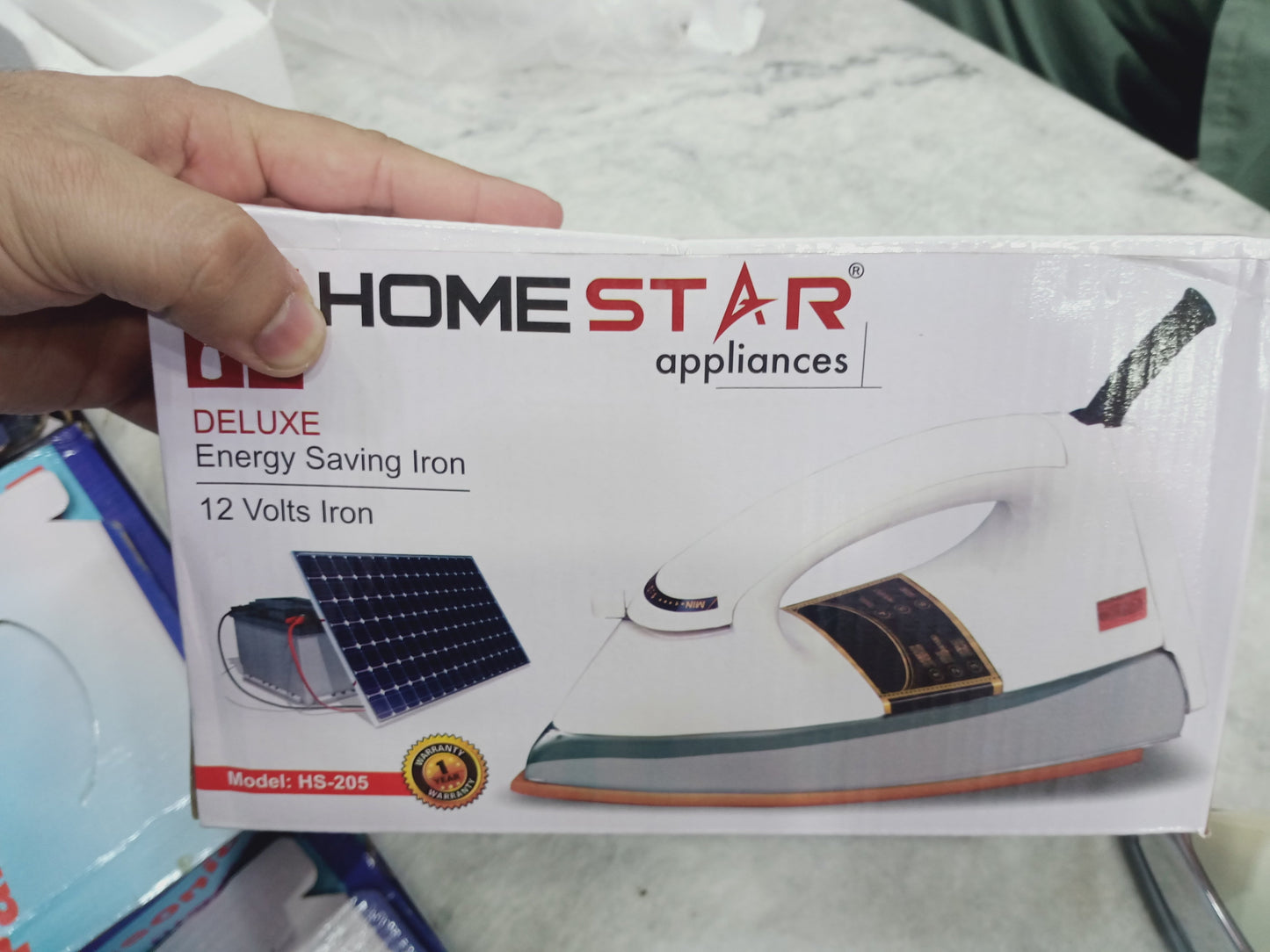 Gawadar Import™ Home Star Deluxe Energy-Saving Solar Iron