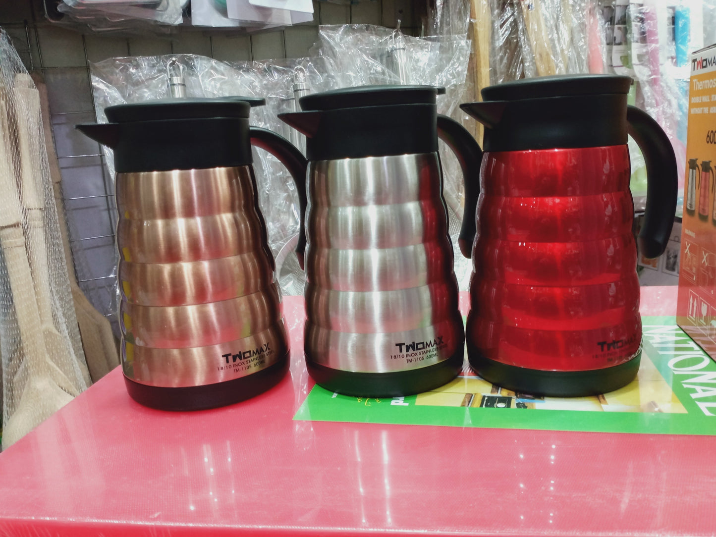 Gawadar Import™ Imported Stainless steel thermos with capacity of 600 ml