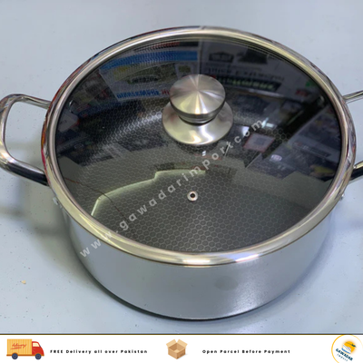 Laser Coating Deep Casserole 11cm Depth 27.5cm Diameter