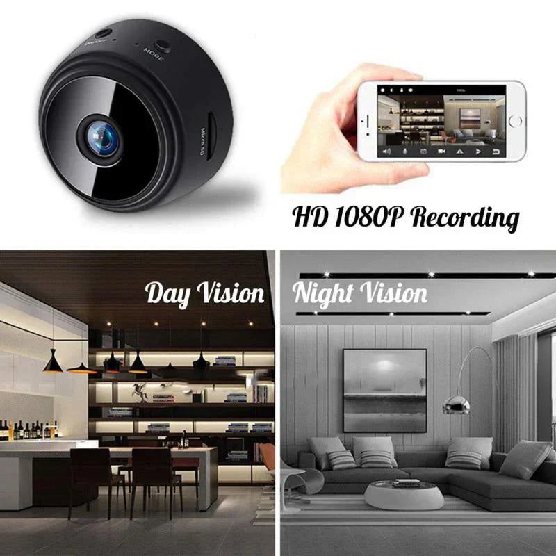 Gawadar Import™ A9 1080P HD Mini Camera WIFI Magnet Smart Wireless Camcorder Home Security P2P Night Vision Motion Detection Cam