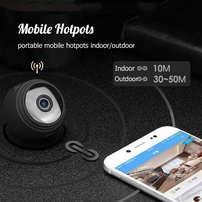 Gawadar Import™ A9 1080P HD Mini Camera WIFI Magnet Smart Wireless Camcorder Home Security P2P Night Vision Motion Detection Cam