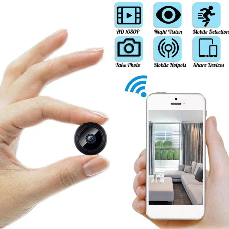 Gawadar Import™ A9 1080P HD Mini Camera WIFI Magnet Smart Wireless Camcorder Home Security P2P Night Vision Motion Detection Cam